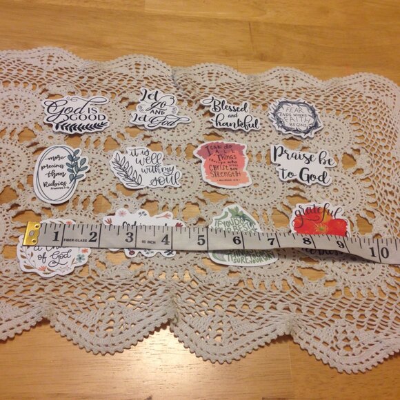 Bible Quotes and Christian Inspiration Stickers Bundle - Picture 2 of 7
